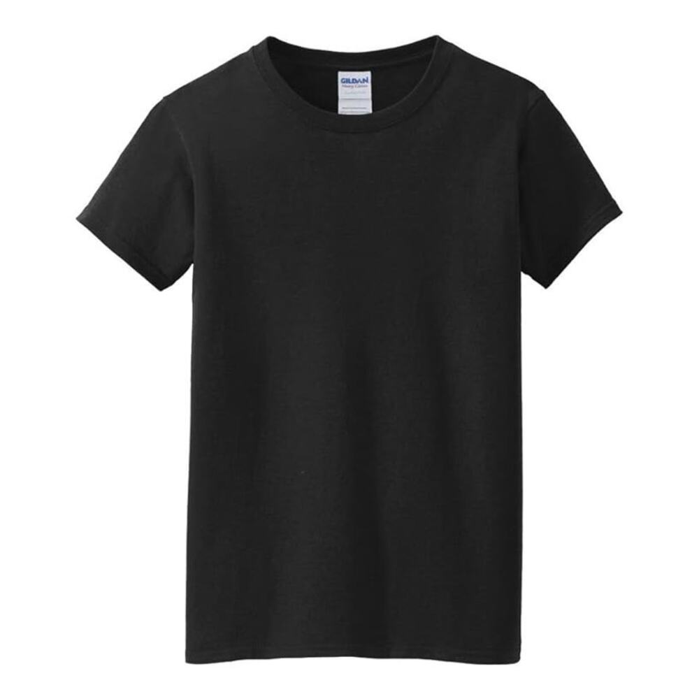 Gildan Blank T-Shirt in Black, Size L